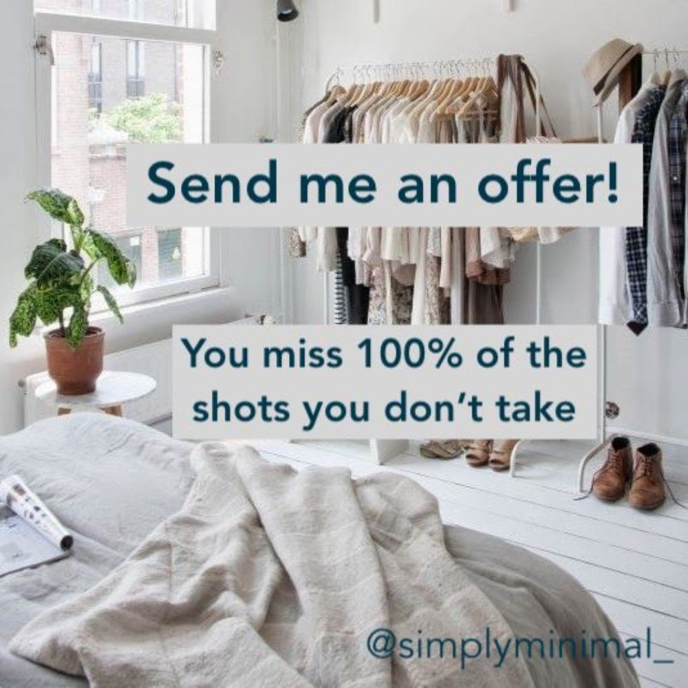 Send me an offer!  ♡
